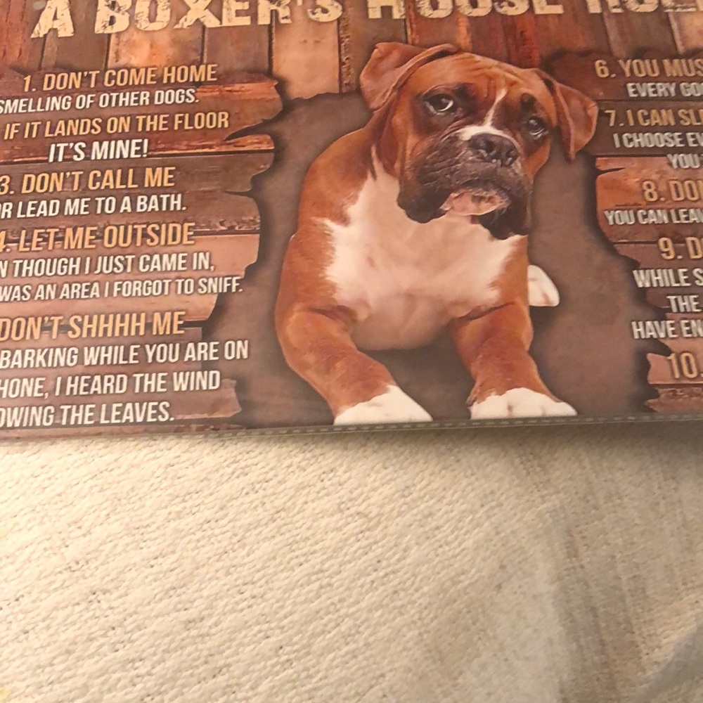 8 x 12 Metal sign